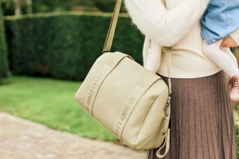 Childhome Torba do wózka Mommy Club Vegan Leather Green