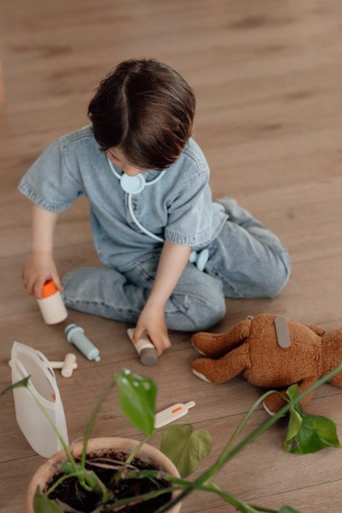 DOKTOR silikonowy zestaw dla dzieci Vanilla