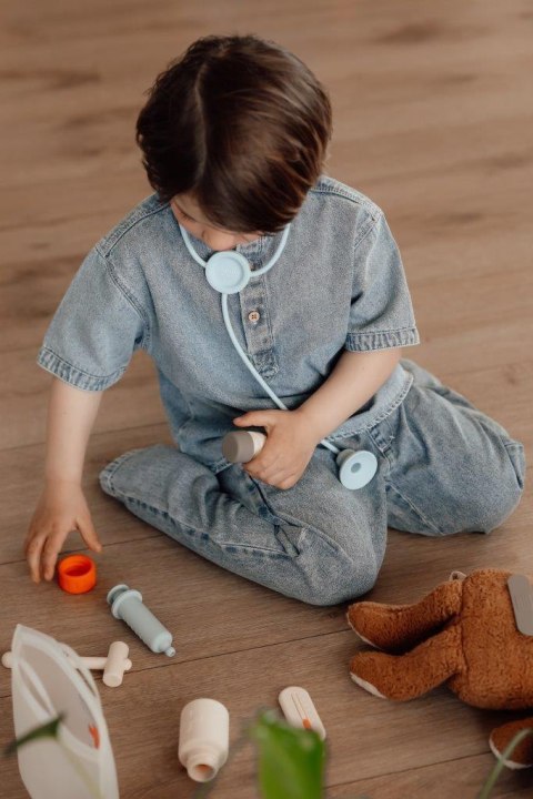 DOKTOR silikonowy zestaw dla dzieci Vanilla