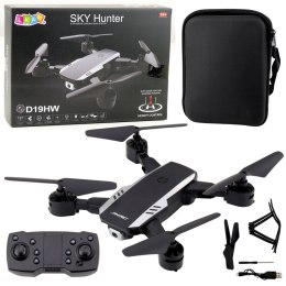 Dron Sky Hunter D19HW Kamera FVP Wi-Fi Pilot Z Uchwytem Na Telefon Etui