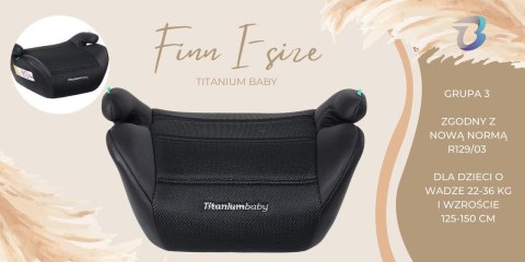Fotelik samochodowy FINN I-size Titanium Baby 2025