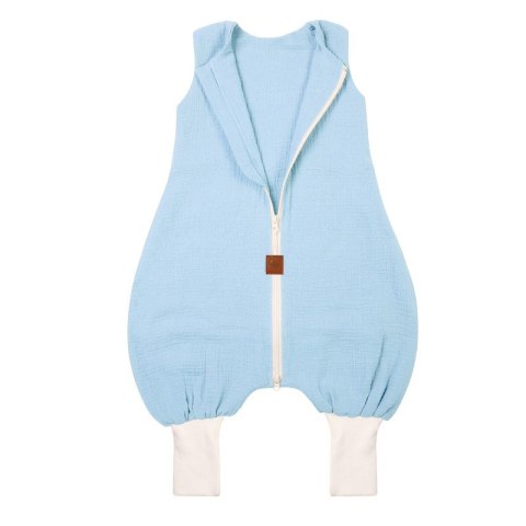 Hi Little One śpiworek do spania letni z nogawkami TOG 1,0 muślin Baby blue roz S