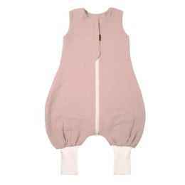 Hi Little One śpiworek do spania letni z nogawkami TOG 1,0 muślin Blush roz S