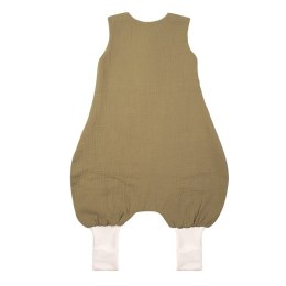 Hi Little One śpiworek do spania letni z nogawkami TOG 1,0 muślin Dark Oak roz S