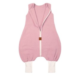 Hi Little One śpiworek do spania letni z nogawkami TOG 1,0 muślin Pink roz S