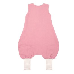 Hi Little One śpiworek do spania letni z nogawkami TOG 1,0 muślin Soft rose roz S
