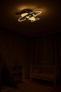 Lampa LED sufitowa plafon do pokoju dziecięcego ściemniana + pilot samolot