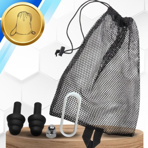 Maska do Nurkowania Pełnotwarzowa L/XL Składana do Pływania Snorkelingu CZARNA