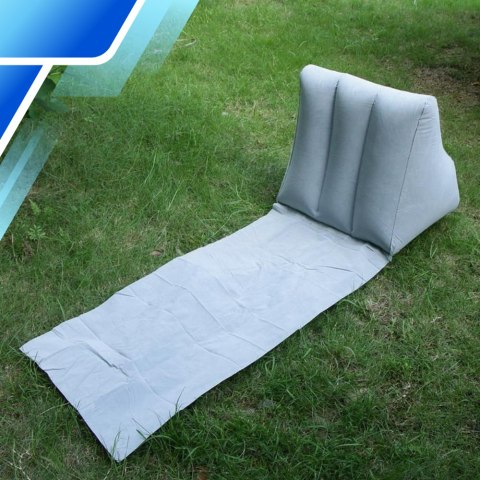 Mata plażowa z oparciem składana leżanka turystyczna na plażę ogród camping