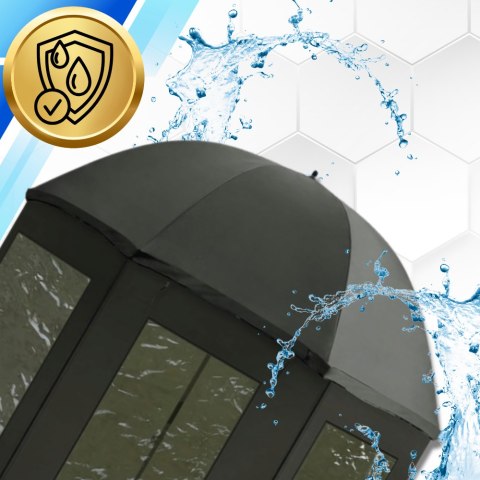 PARASOL WĘDKARSKI NAMIOT NA RYBY PEŁNY Z OSŁONĄ Z BOKAMI WODOODPORNY 240 cm