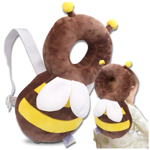 PLECAK BEZPIECZEŃSTWA DO NAUKI CHODZENIA PSZCZOŁA PODUSZKA OCHRONNA ZABEZPIECZNIE GŁOWY DLA DZIECKA