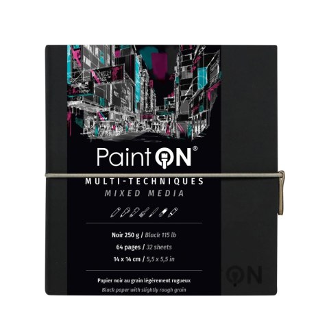 Szkicownik Paint`On 14x14 250g Czarny