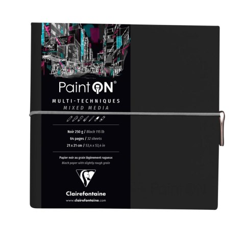 Szkicownik Paint`On 19x19 250g Czarny