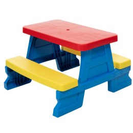 Zestaw Stolik Ogrodowy z Ławeczkami Dla Dzieci Dorex Niebieski