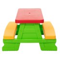 Zestaw Stolik Ogrodowy z Ławeczkami Dla Dzieci Dorex Zielony