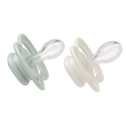 B.BOX BB300310 Smoczek dla noworodka i niemowlaka 2 szt symetryczny silikonowy 0-6m szałwia/wanilia