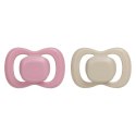 B.BOX BB300409 Smoczek dla niemowlaka 2 szt symetryczny silikonowy 6m+ jagoda/róż