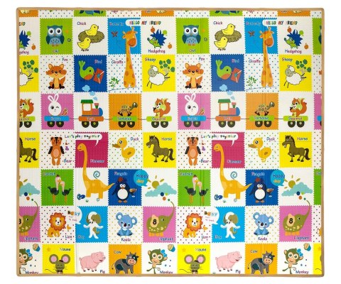 Milly Mally Mata piankowa składana Play Colourful Animals T1