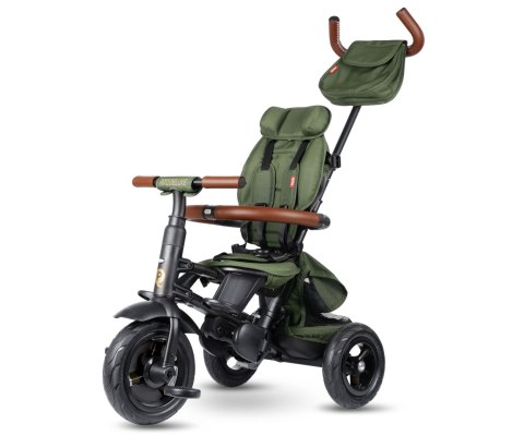 Qplay Rowerek Trójkołowy Rito Deluxe Rubber Olive