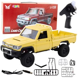 Samochód Terenowy MN82 Zdalnie Sterowany RC Napęd 4x4 Żółty 1:12