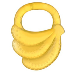 BabyOno Żelowy gryzak chłodzący - Banan 3m+ kod.1016