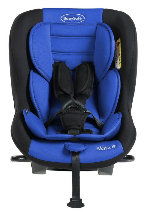 Akita fotelik samochodowy 0-18 montowany tyłem Plus Test BabySafe niebieski
