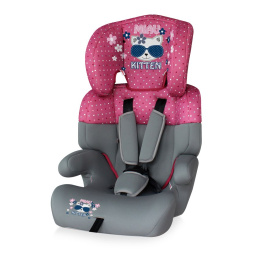 JUNIOR PLUS Bertoni Lorelli fotelik samochodowy 9-36kg Pink Kitty