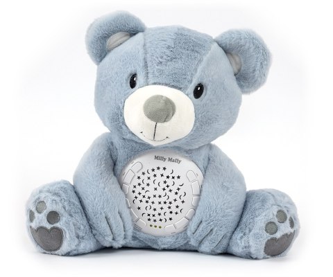MILLY MALLY Zabawka pluszowa z projektorem Milly Bear Blue