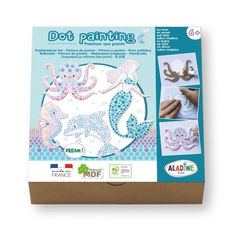 Zestaw do malowania kropkami Syrenka