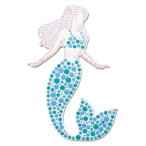 Zestaw do malowania kropkami Syrenka