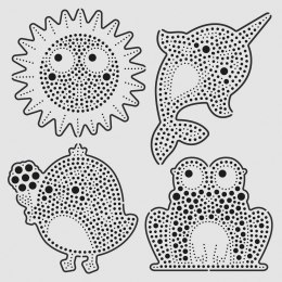 Zestaw do malowania kropkami Uroczy