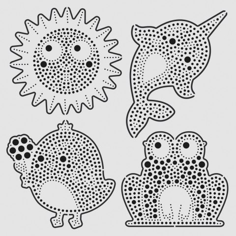 Zestaw do malowania kropkami Uroczy