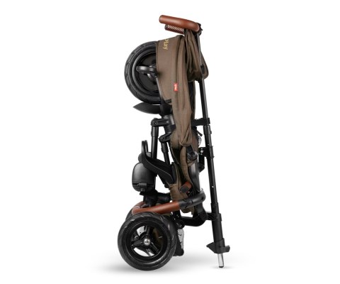 MILLY MALLY 6299 Qplay Rowerek Trójkołowy Rito Deluxe Rubber Brown