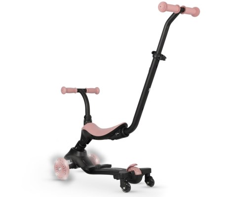 MILLY MALLY 6310 Qplay Hulajnoga Sema Evo 3w1 Coral Pink