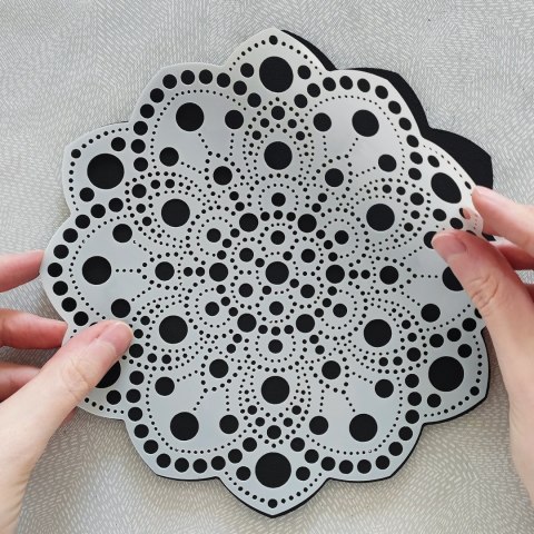 Malowanie kropkami DUO Peonia 20 cm