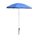 Parasol ogrodowy plażowy regulowany łamany składany UV 150cm niebieski