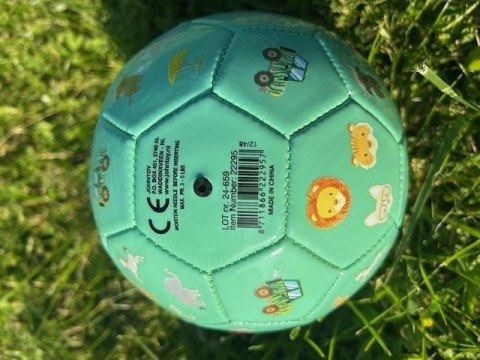 Piłka z imitacji skóry Safari mint Happy World