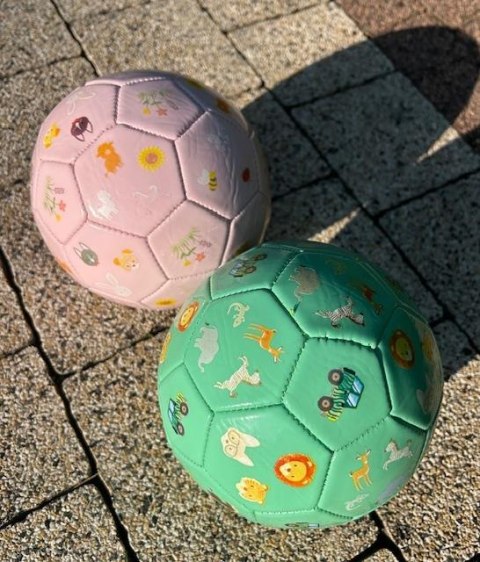 Piłka z imitacji skóry Safari mint Happy World