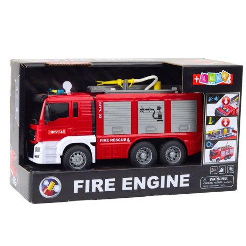 Auto Samochód Strażacki Wóz Z Napędem Woda Światła Dźwięk