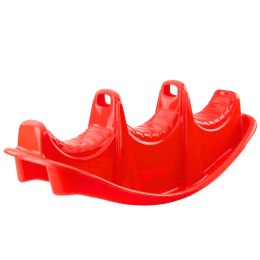 Bujak Trzyosobowy Rocker Wąż Kołyska Naklejki Czerwony