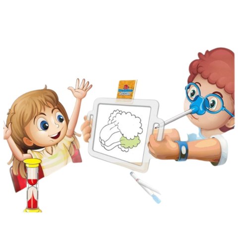 Gra Rodzinna Kalambury Narysuj i Zgadnij Obrazek Malowanie Nosem