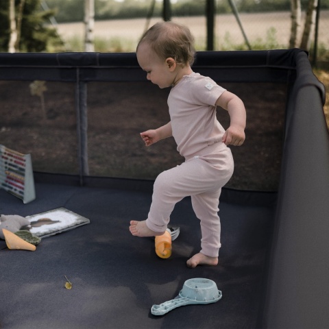 Kidwell Duży kojec plac zabaw FANKO Black 180x200