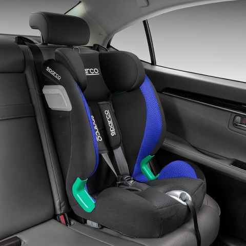 Sparco Kids SK5000i i-Size 15-36kg fotelik samochodowy 76-150 cm - Blue