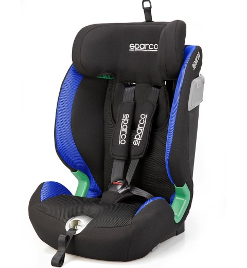 Sparco Kids SK5000i i-Size 15-36kg fotelik samochodowy 76-150 cm - Blue