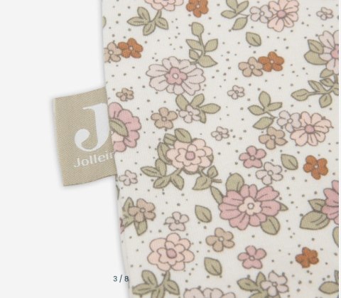 Jollein śpiworek niemowlęcy do spania 0,5 TOG RETRO FLOWERS 110 cm