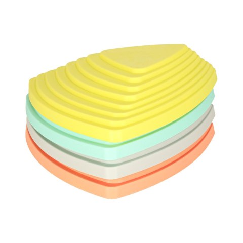 Ścieżka sensoryczna kamienie rzeczne do treningu równowagi podłoga to lawa gra 11 elementów pastelowa