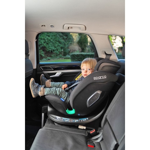 Sparco Kids SK7000i i-Size fotelik samochodowy 40-150 cm 0-12 lat - Grey