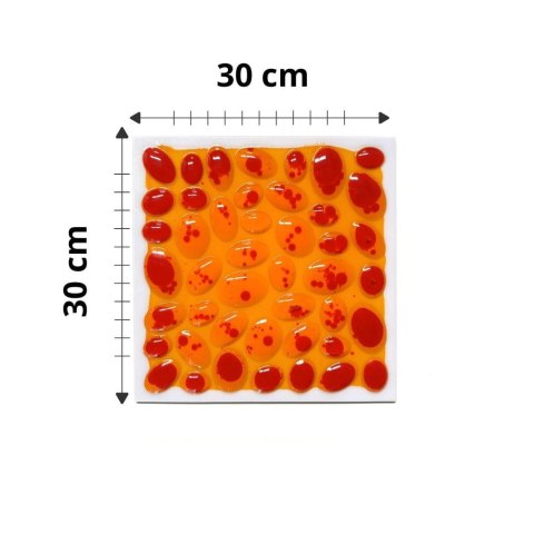 TULLO 701 Ścieżka sensoryczna - sensoryczne płytki z cieczą fakturowe 4 szt.