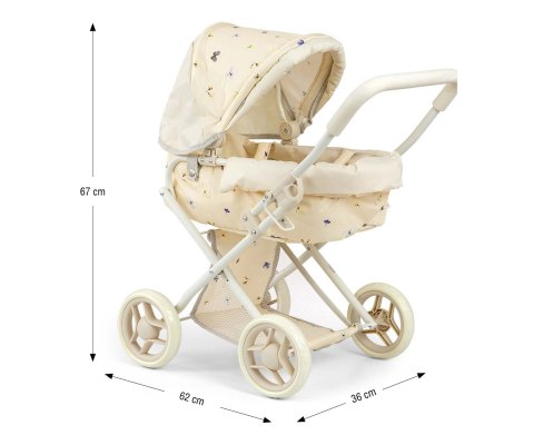 MILLY MALLY 6245 Wózek dla lalek Alice Nature