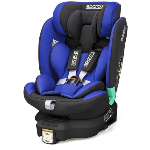 SK6000i SPARCO i-Size 40-135cm 9-25kg obrotowy fotelik samochodowy - Blue
